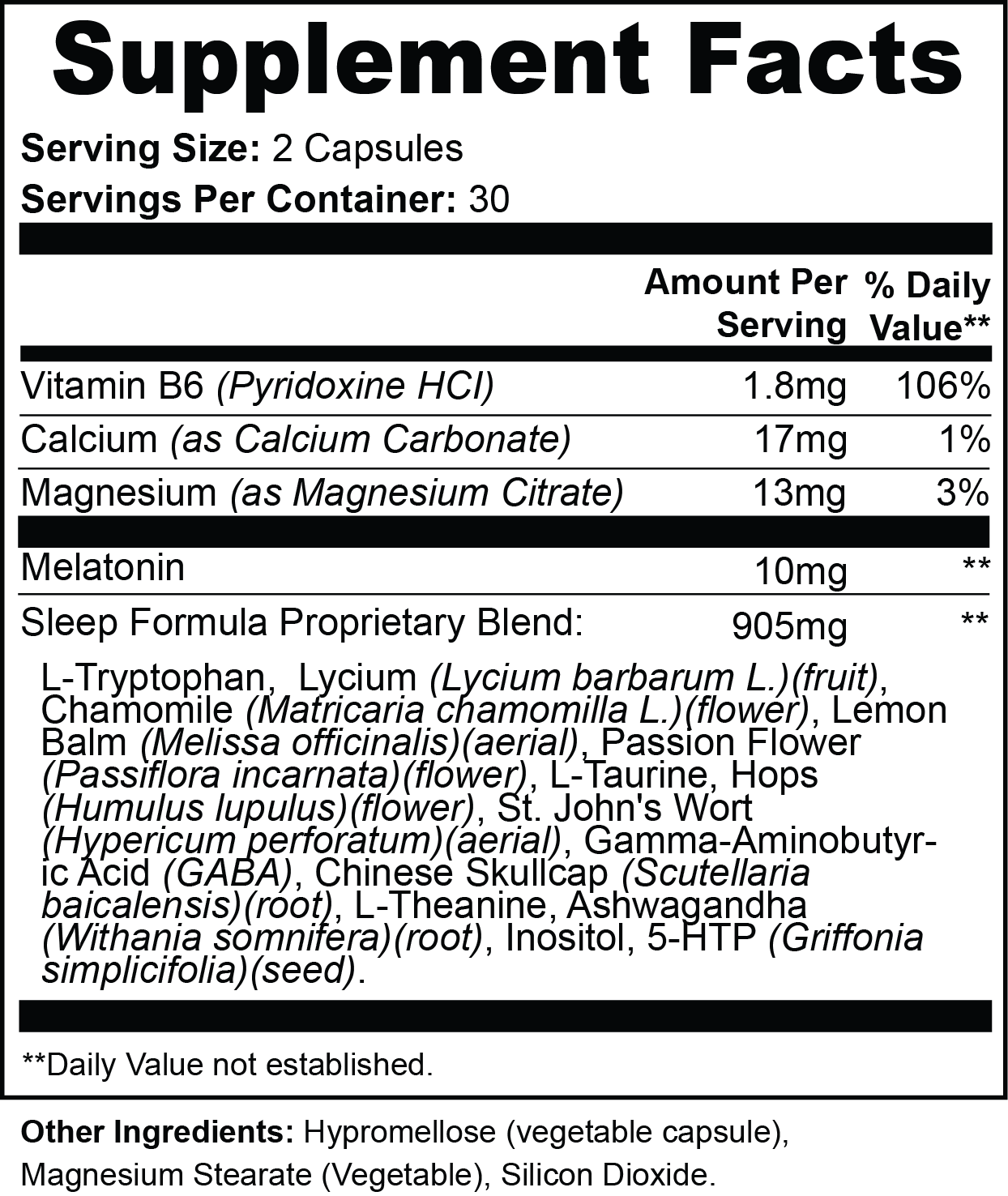 FNMR SLEEP – Nightly Calm & Sleep Support